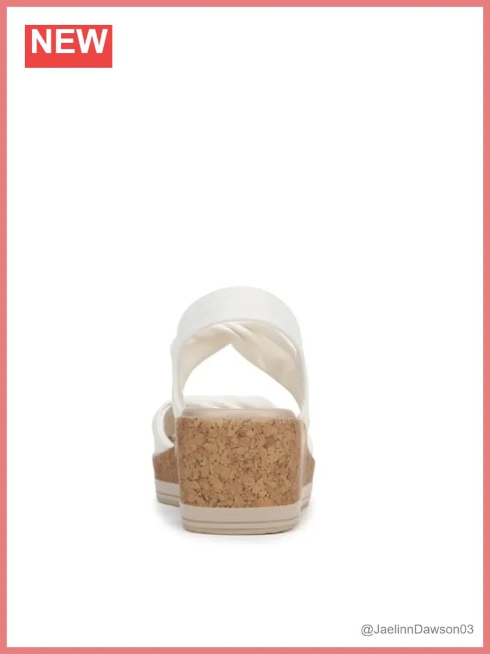 Women's BZees Riley Wedge Sandal Slip On Washable Stretch Fabric